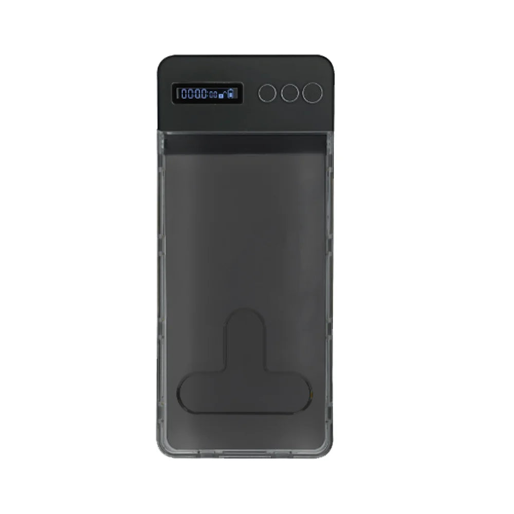 Transparent Students Phone Box Self-Discipline Tool Cell Phone Lock Box with Timer Lcd Display for Adults Children Students